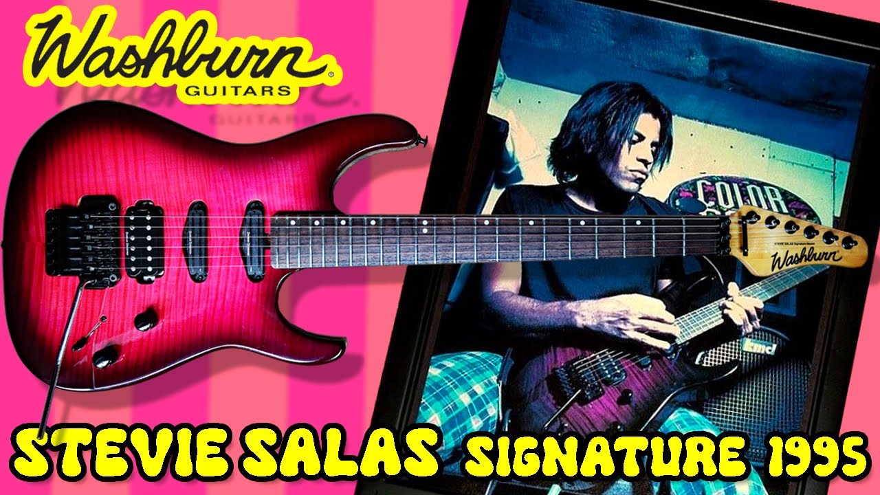 Washburn STEVIE SALAS Signature Model: 1995 Mercury MG722 - YouTube