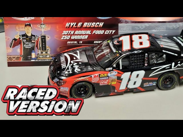 2011 Kyle Busch Food City 250 Raced Win 1/24 Diecast Review - YouTube