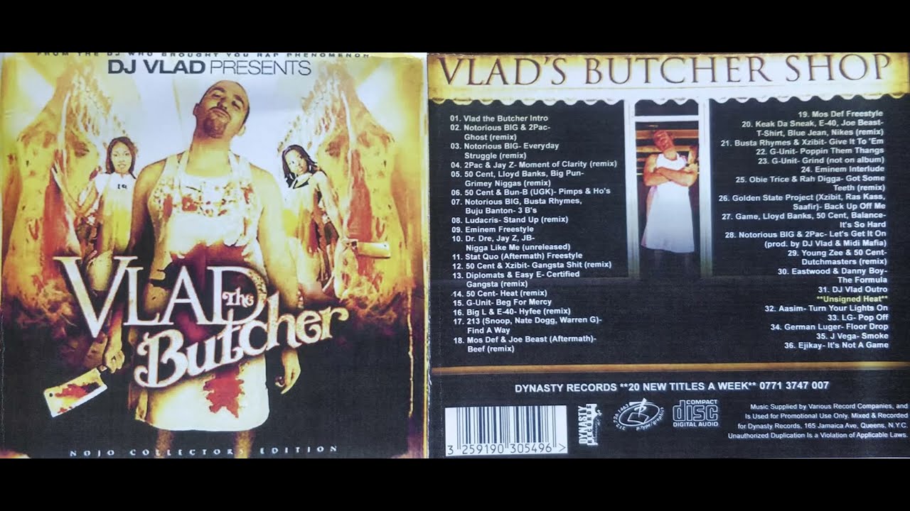 DJ VLAD The Butcher rap hip hop blends throwback classic old