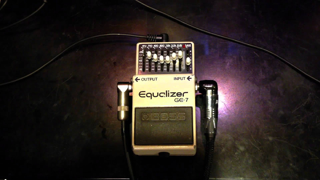 Vintage Boss GE-7 EQ MIJ - YouTube