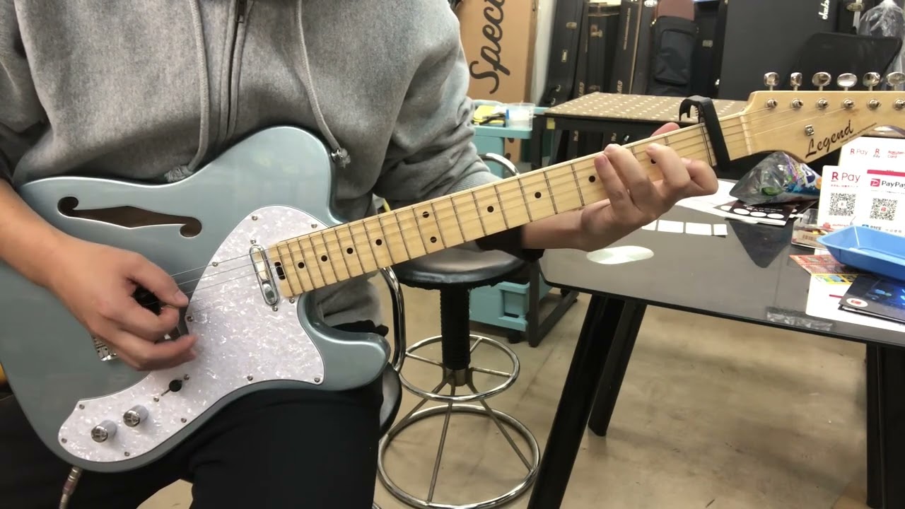 Aria / LTE-69TL / シンライン・テレキャスター メタリック・アイス