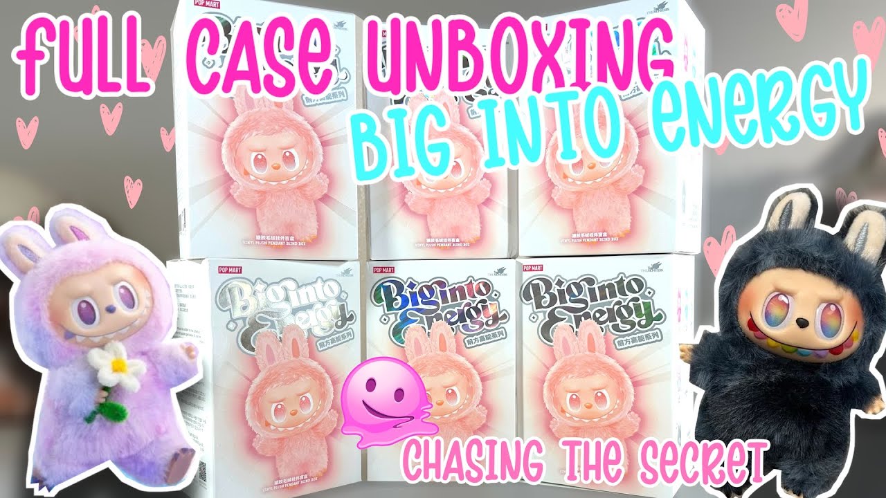 ♡FULL SET?! 🔥 Labubu BIG Into Energy Unboxing!♡ - YouTube
