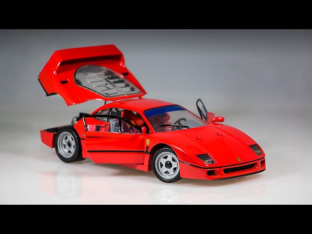 Review Ferrari F40 by Franklin Mint 1:24 customize - YouTube
