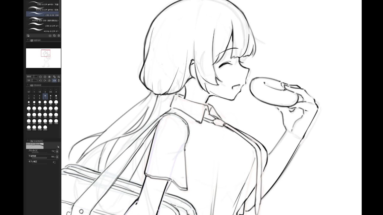 模写→オリジナル絵【絵枠】 - YouTube