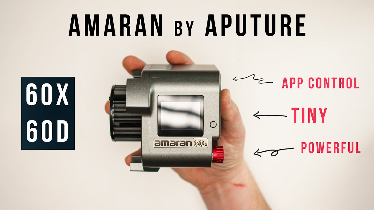 Aputure Amaran 60d 60x Review - Smallest Studio Lights - YouTube