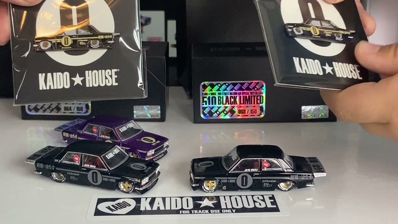 Kaido House X Mini GT Black Limited Pro Street 510 Review Plus OG