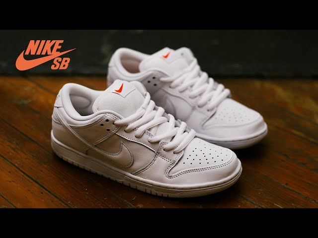 NikeSB Triple White Dunk Low Pro ISO - YouTube