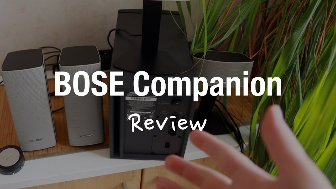 Review BOSE Companion 20 vs 50 (White Noise, Static, Sound Test