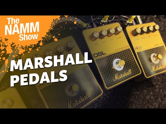 Marshall Pedals JVM, JCM 900, DSL & 1959 | Sound Demo | NAMM 2025