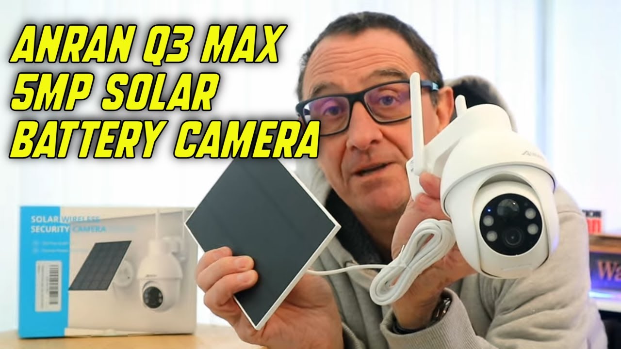 ANRAN Q3 Max 5MP Solar Battery Camera - YouTube