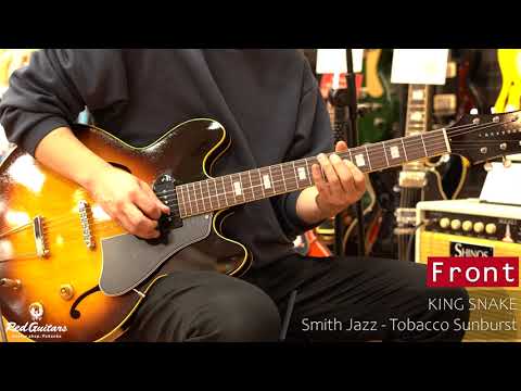 Red Guitars - KING SNAKE / Smith Jazz - Tobacco Sunburst - YouTube