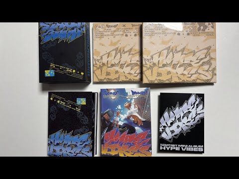 Seventeen CxM Hype Vibes Album Unboxing (All version + Weverse
