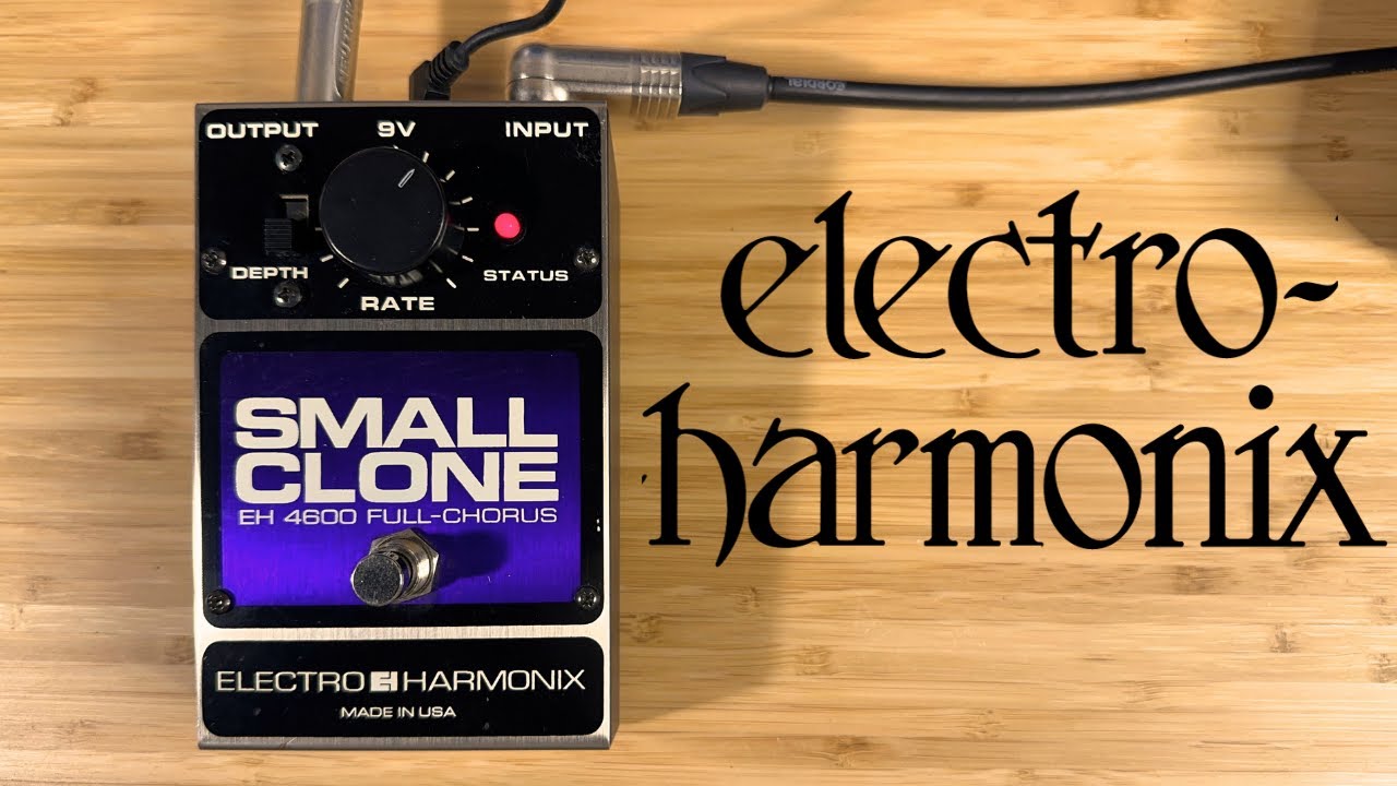 Electro Harmonix - SMALL CLONE - 4600 FULL CHORUS on BASS - YouTube