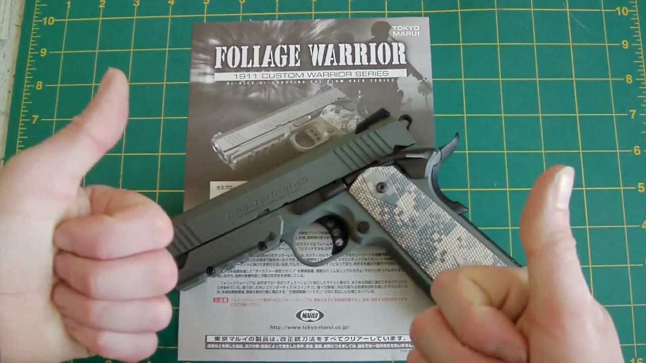 LaZouche Custom airsoft TM 4.3 Foliage Warrior review. - YouTube