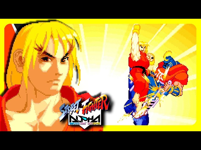Street Fighter Alpha: Warriors' Dreams • Ken Gameplay【Arcade