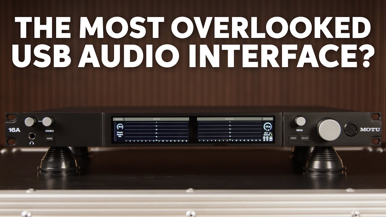 The new MOTU 16A (2nd generation) is a monster machine equipped