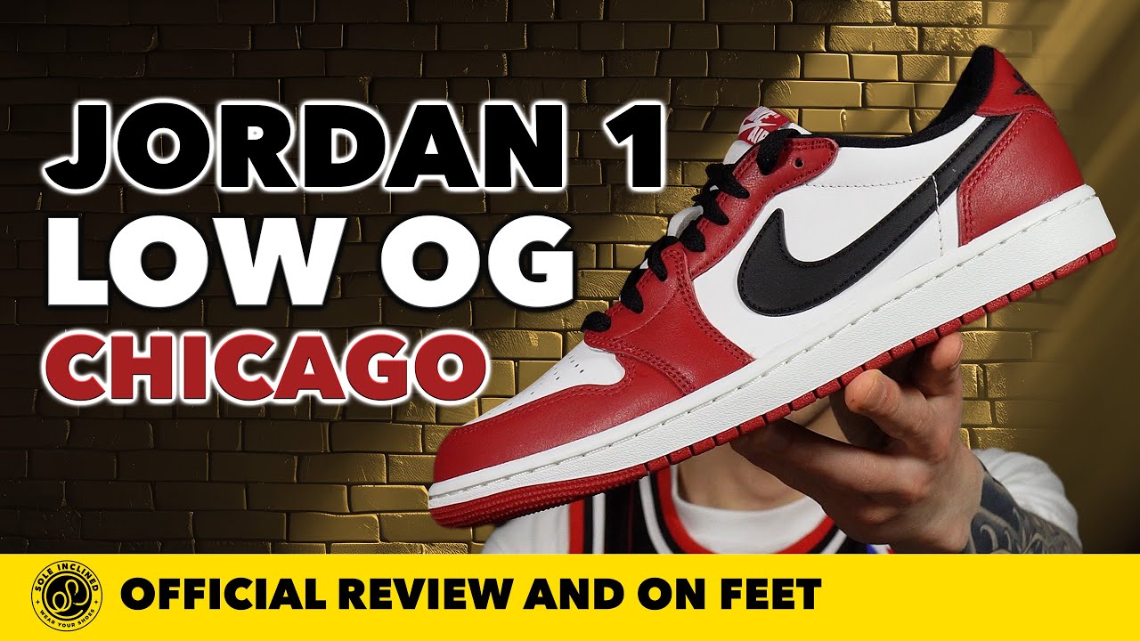 Air Jordan 1 Low OG 'Chicago' In Depth Review and On Feet! - YouTube