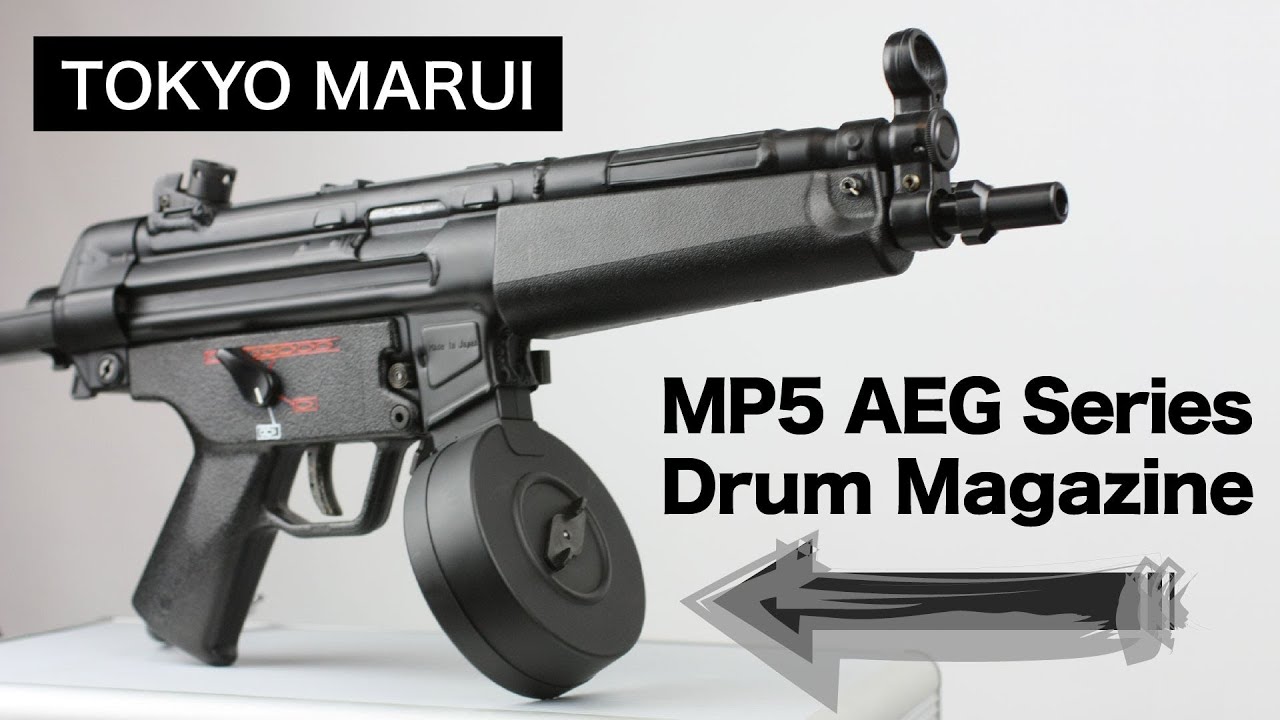 東京マルイ 電動ガン用MP5ドラムマガジン - YouTube