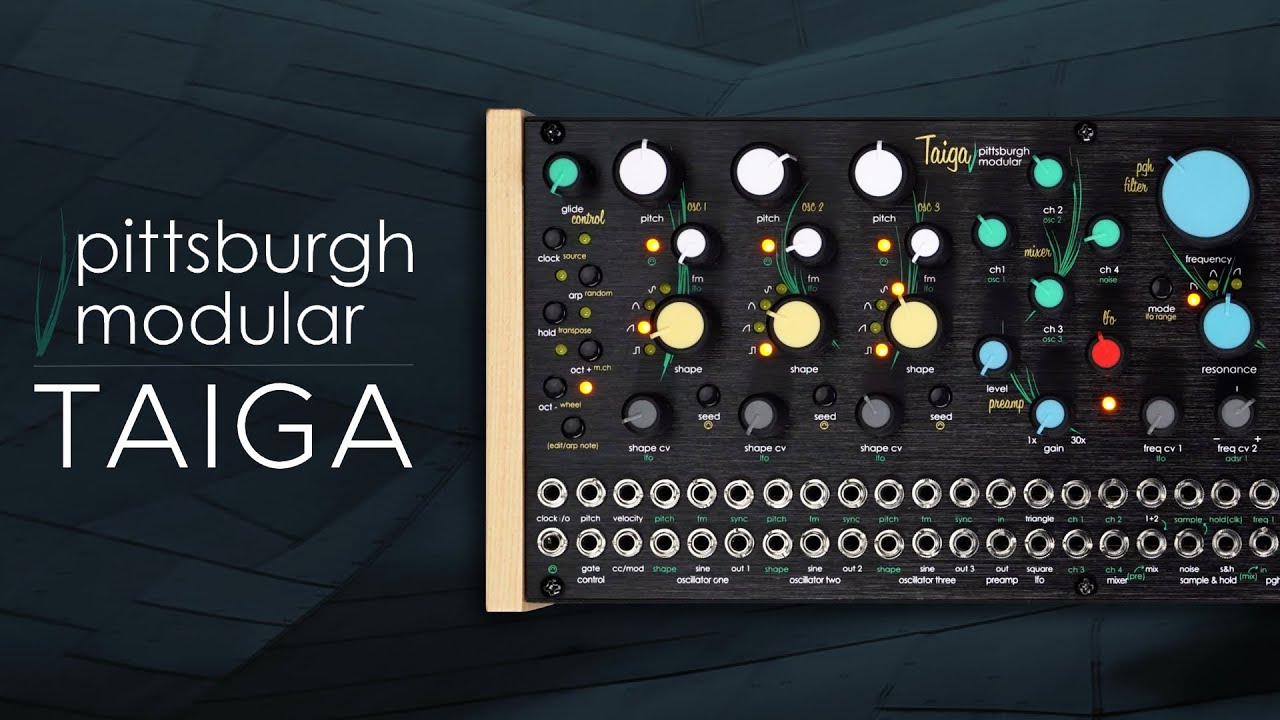Pittsburgh Modular Taiga Sound Demo (no talking) with Empress