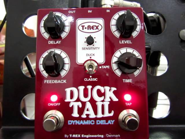 T-Rex Engineering Duck Tail Dynamic Delay Guitar Effects Pedal