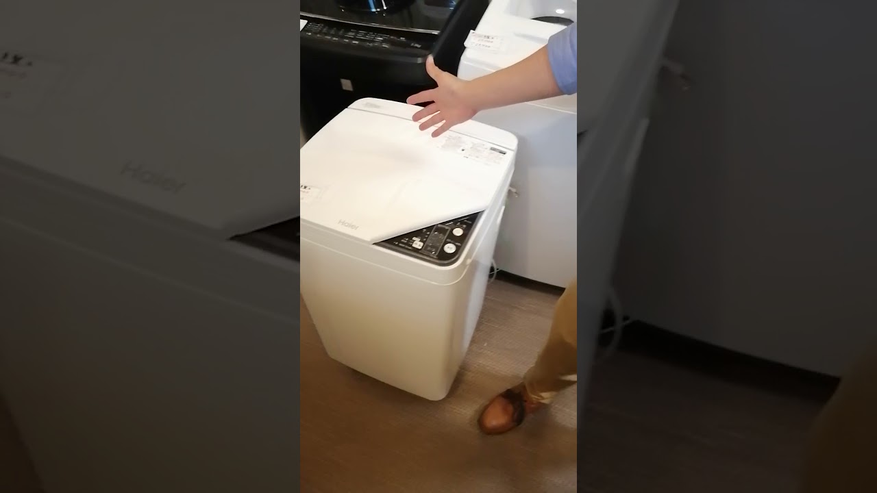 Haier 全自動洗濯機 3.3kg 2019年製 JW-K33G - YouTube
