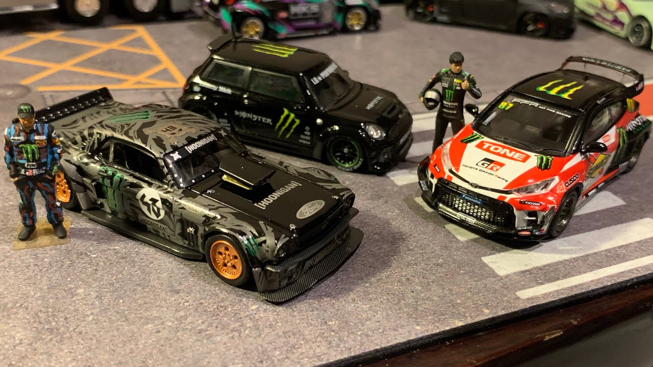 1/64 ケンブロックモンスターマスタングKEN BLOCK'S Ford Mustang