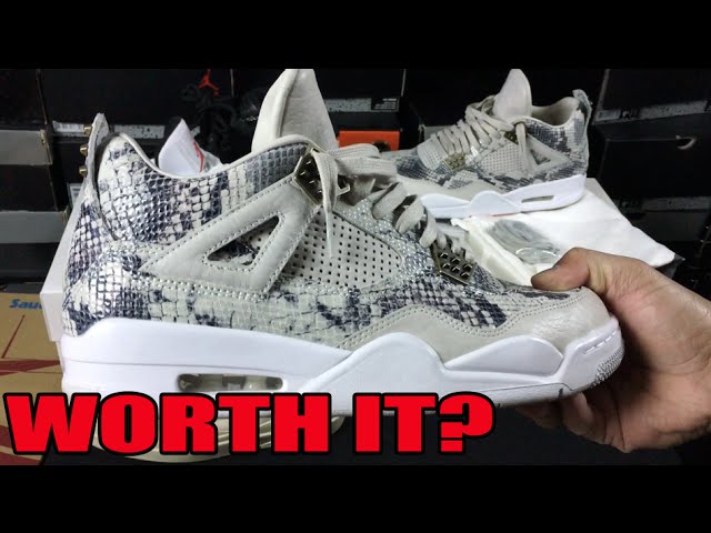 Worth Buying $400 Sneakers? Air Jordan 4 IV Pinnacle Snakeskin