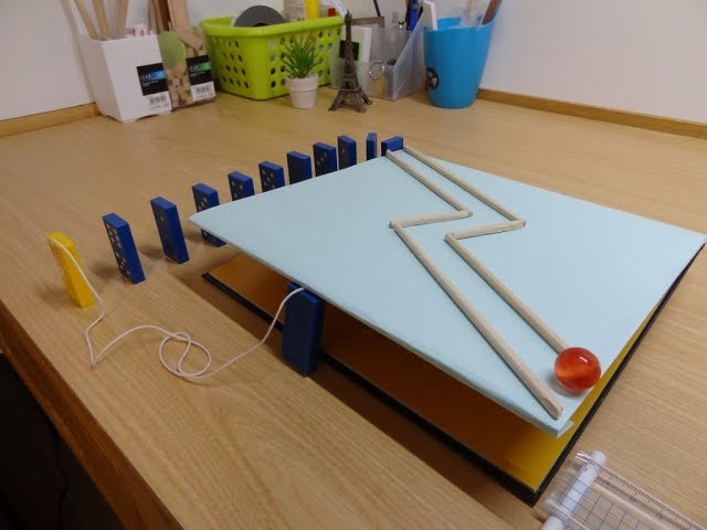 からくり工房#2 「ジグザグリターン」(ピタゴラ 作り方) - YouTube