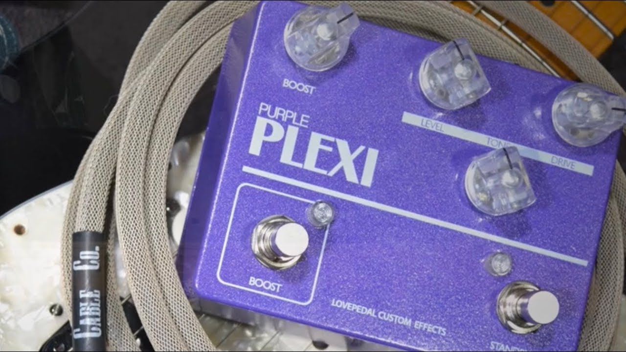 Lovepedal Purple Plexi Plus Boost DEMO with Sean Gibson of The