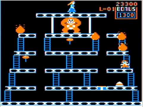 DRAGON 32 - THE KING/DONKEY KING - MICRODEAL - 1984 - YouTube