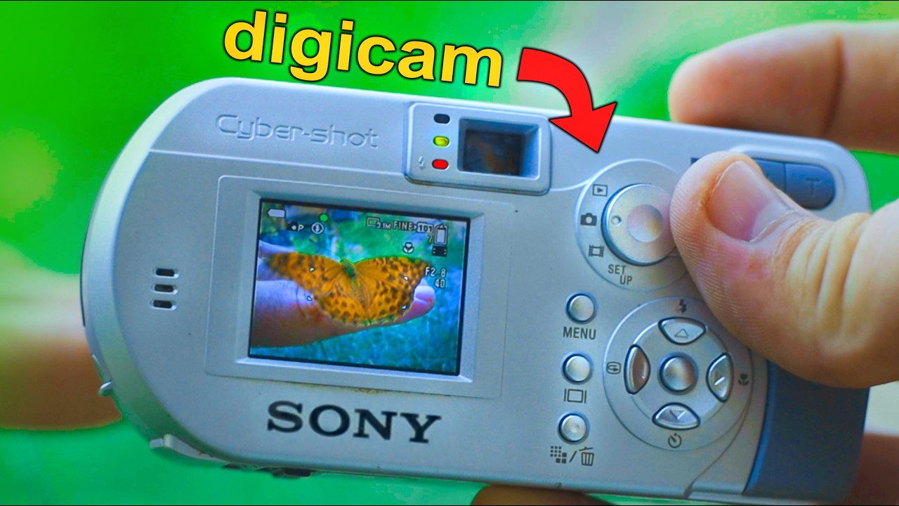 Sony Cybershot DigiCam (2003 Digital Photo Camera) - YouTube