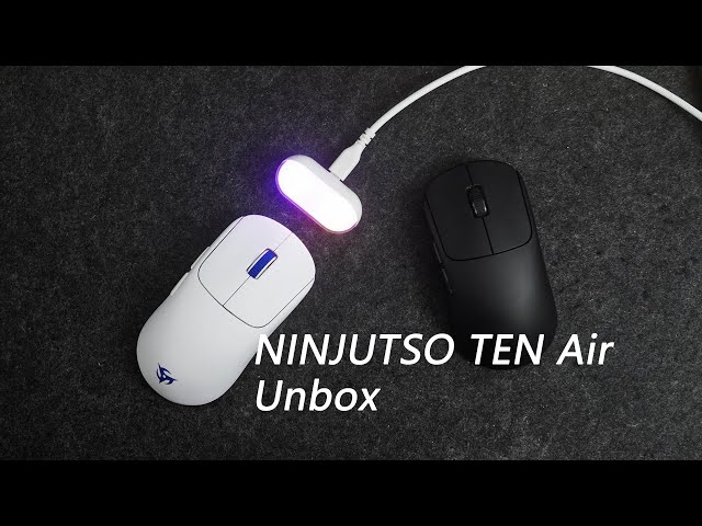 NINJUTSO TEN Air Wireless GamingMouse Unbox - YouTube