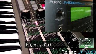 RolandJV-2080 + SR-JV80-04 Vintage Expansion card - Presets - YouTube