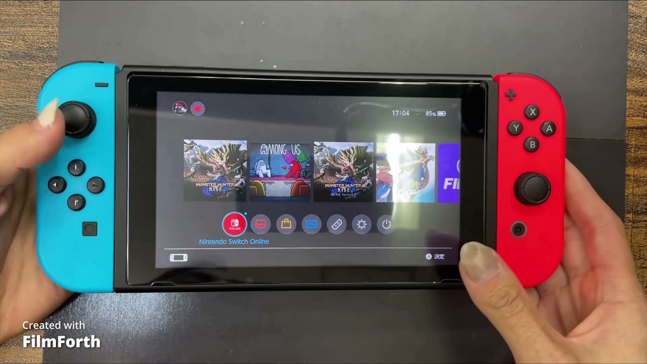 ニンテンドーswitchの動作確認 - YouTube