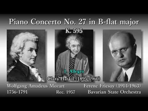 Mozart: Piano Concerto No. 27, Haskil & Fricsay (1957