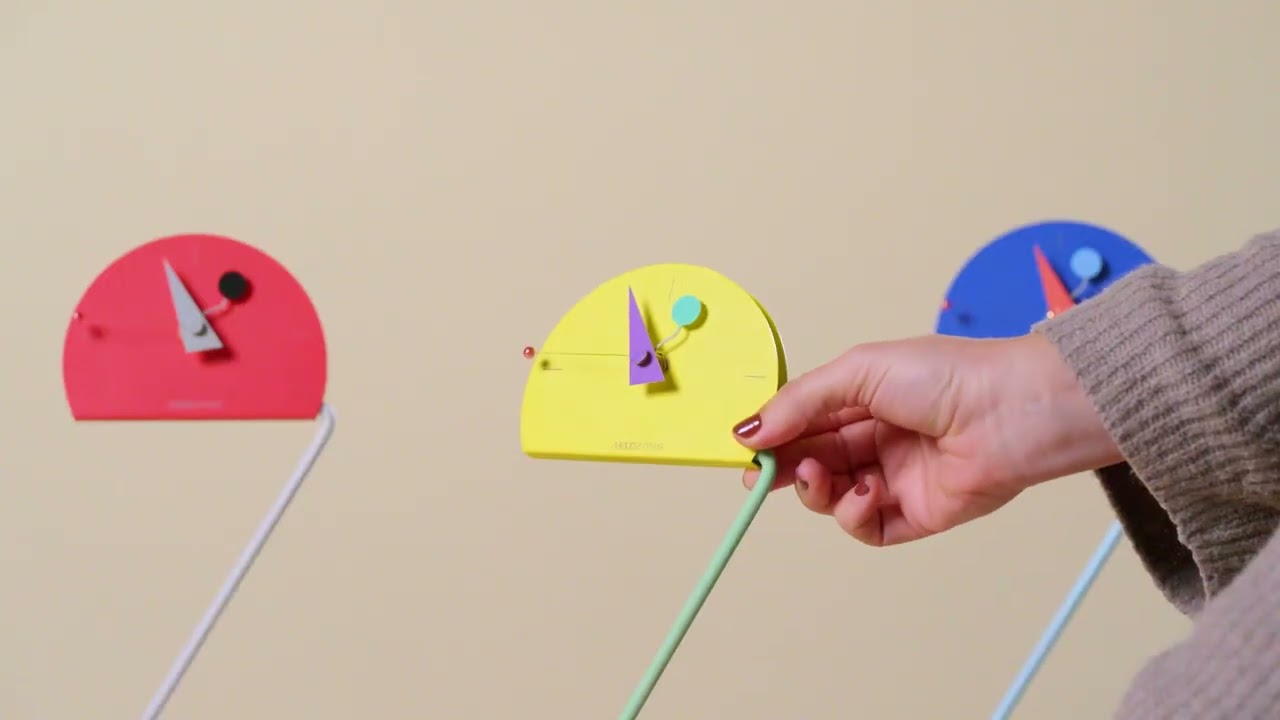 Peacock Desk Clock | MoMA Design Store - YouTube