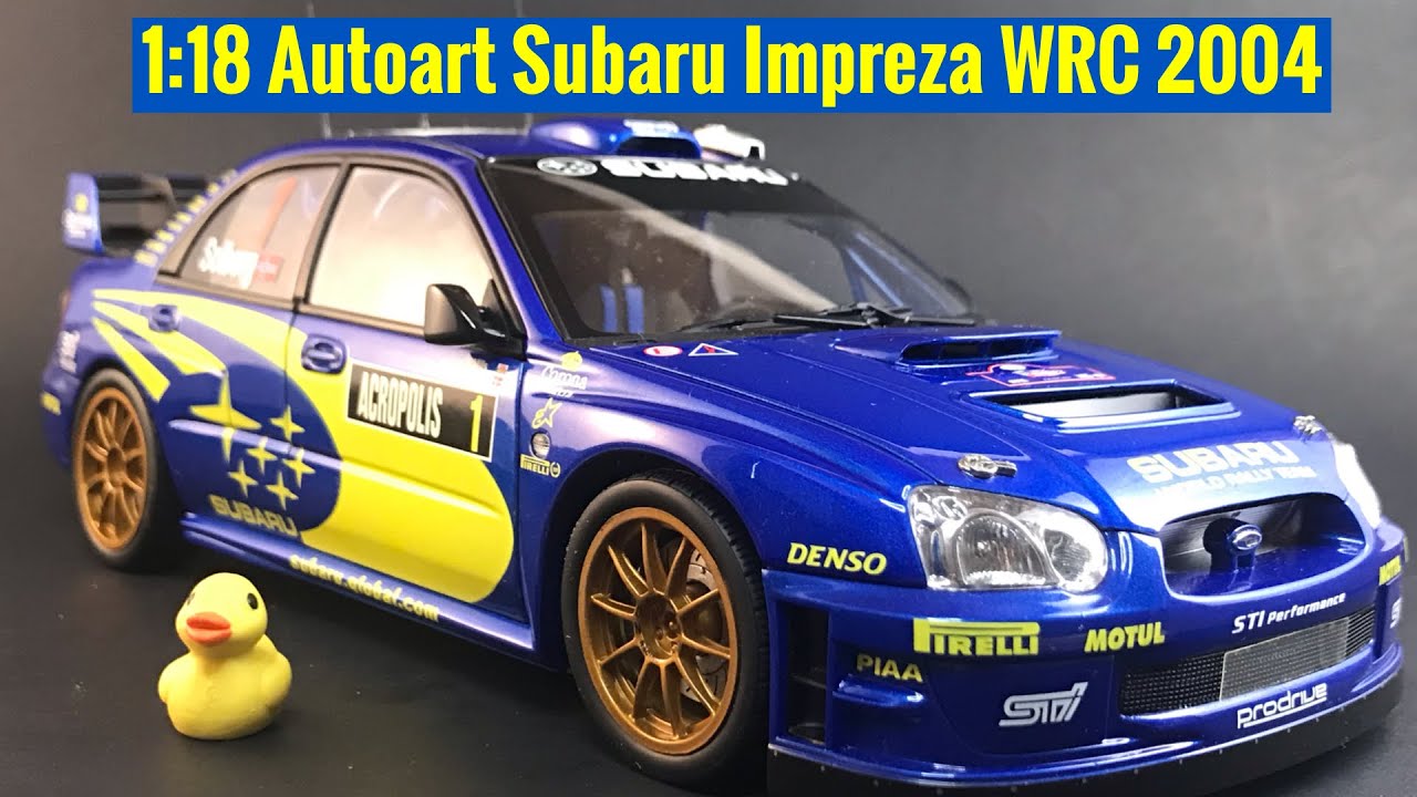 1:18 Autoart Subaru Impreza WRC 2004 Rally of Acropolis Review