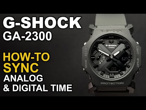 Gshock GA-2300 - Adjusting watch hands - Module 5725 - YouTube