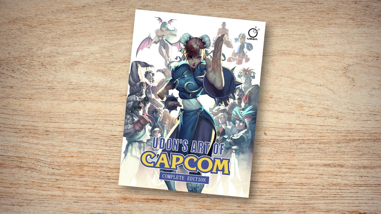 UDON's Art of Capcom: Complete Edition (book flip) - YouTube