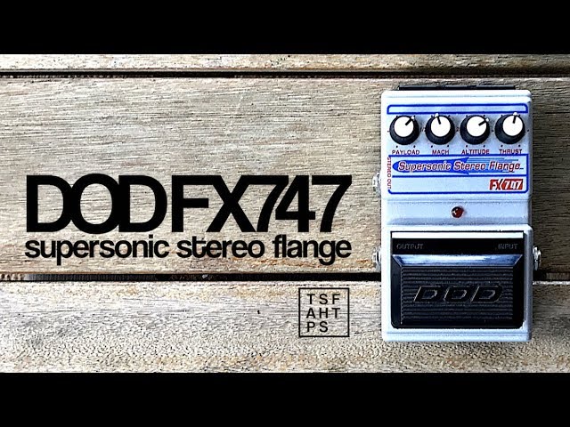 DOD FX747 Supersonic Stereo Flange - YouTube