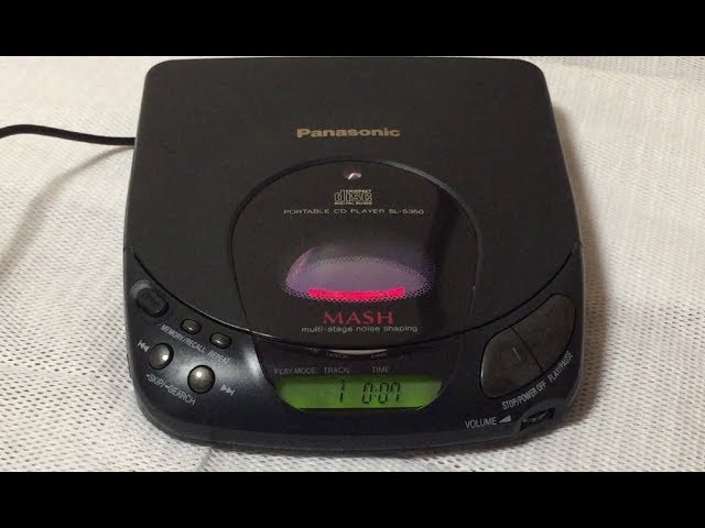 Portable CD Player 紹介 Panasonic SL-S350 - YouTube