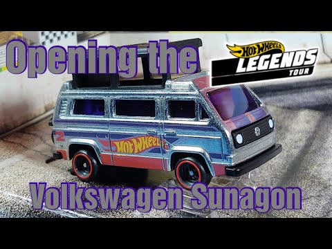 Opening the 2020 Hot Wheels Legends Tour Volkswagen Sunagon ZAMAC