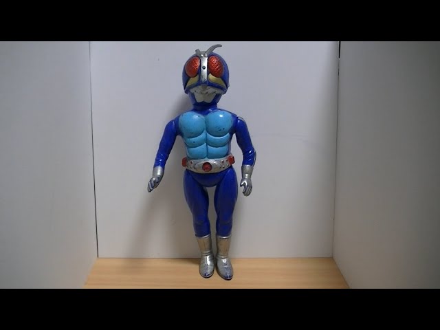 増田屋 トーキング仮面ライダー ソフビ人形の修理 masudaya Masked