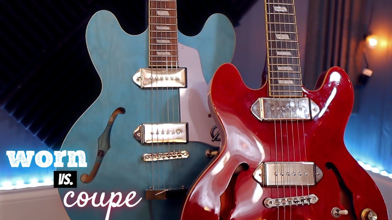 Epiphone Casino Worn vs. Casino Coupe! - YouTube