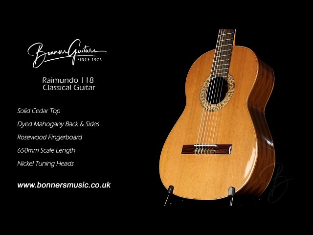 Raimundo 118 Classical Guitar | Bonners Guitar Store - YouTube