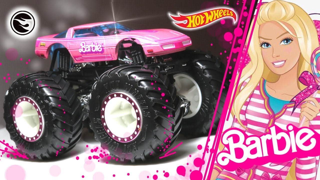 Hot Wheels BARBIE MONSTER 'VETTE! 2021 Monster Truck Treasure Hunt