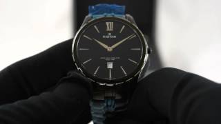 Edox Grand Ocean Ultra Slim 27035 357N NIN - SeriousWatches.com