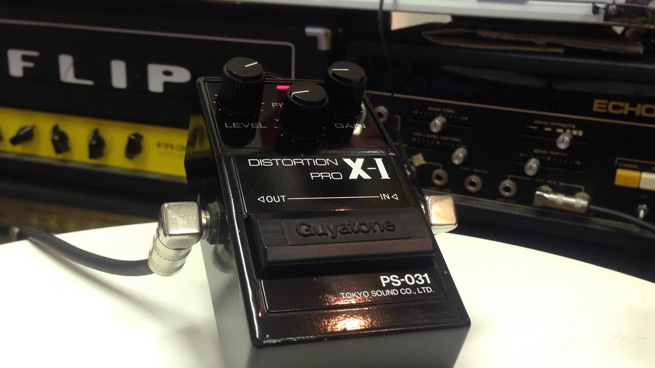 Guyatone PS-031 DISTORTION PRO X-1 ＝中古楽器店 dee-custom= - YouTube