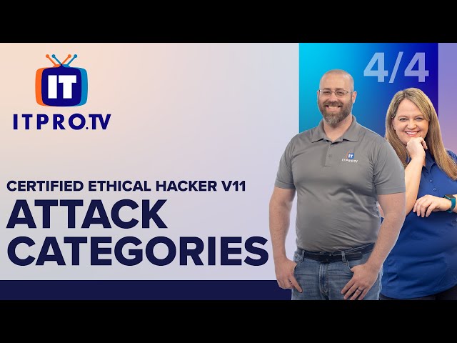 Certified Ethical Hacker (CEH) v11 Attack Classifications | First