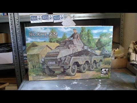 Kit review: AFV-Club Sd.Kfz.231 8 Rad in 1/35 scale - YouTube